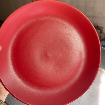 Leftover 11 inch Rimless Plate ( Red Matte )