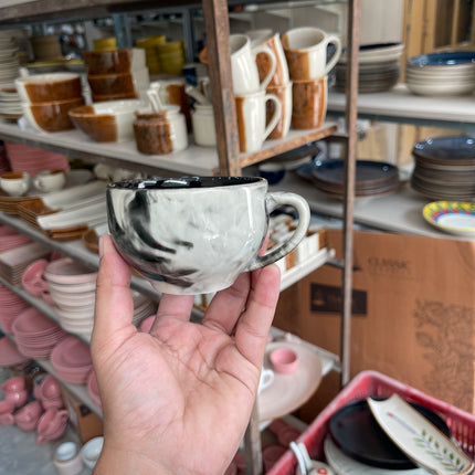Leftover SS Cup ( Black Marble )