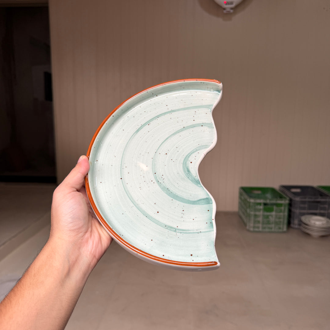 Leftover 10 inch Half Classic Plate ( Breeze )