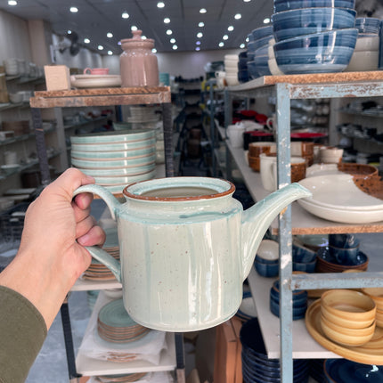 Leftover RK Tea Pot ( Teal Colorline ) ( 1000 ml )