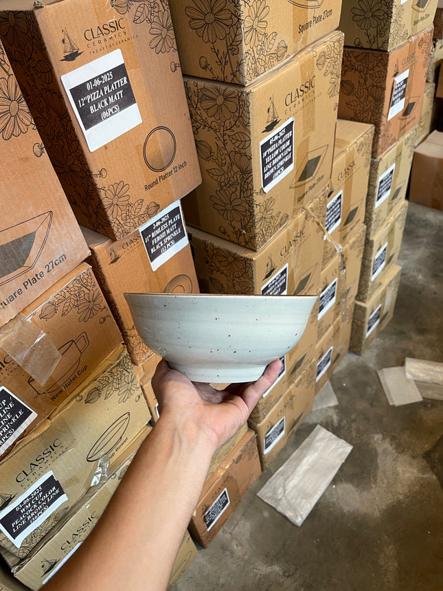 Leftover 9" Round Bowl ( Grey Colorline )