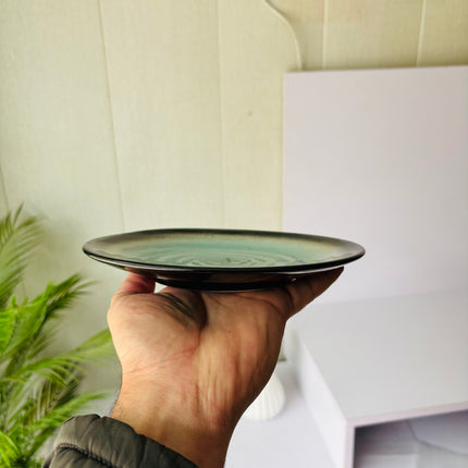 Leftover 7.5 inch Spiral Plate ( Abyss Teal )