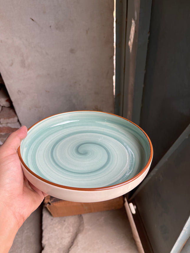 Leftover 8 inch Classic Bowl ( Teal Colorline )