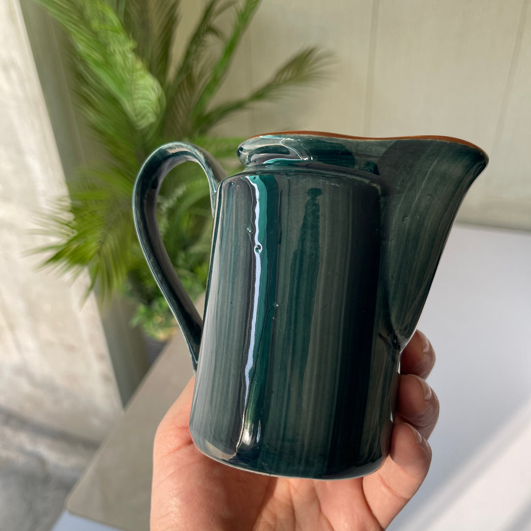 Leftover RK Milk Pot ( Peacock Green Colorline ) ( 220 ml )