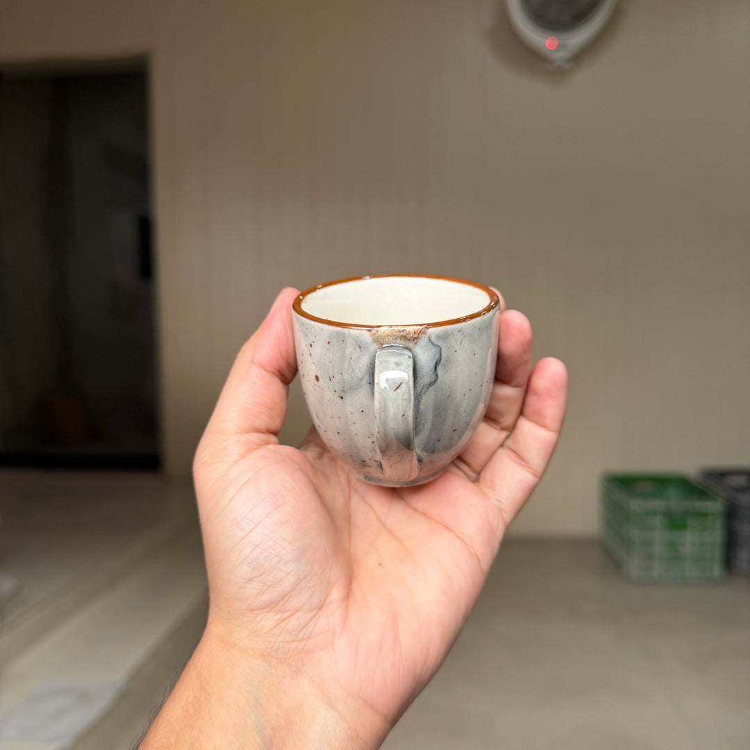 Leftover Espresso Cup ( Ash ) ( 120 ml ) ( Set of 6 )