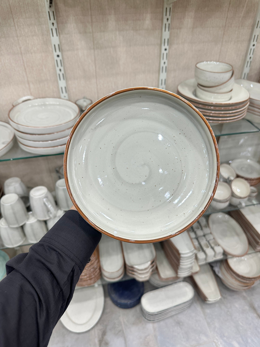 Leftover 8 inch Deep Classic Plate ( Ash )