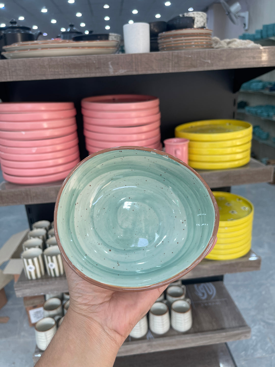 Leftover 4 inch Curved Bowl ( Breeze )