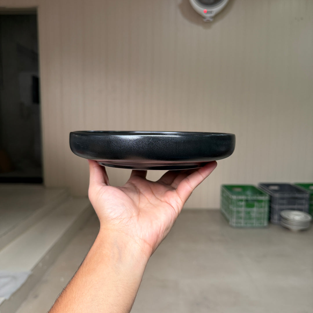 Leftover 8 inch Deep Classic Plate ( Noir )