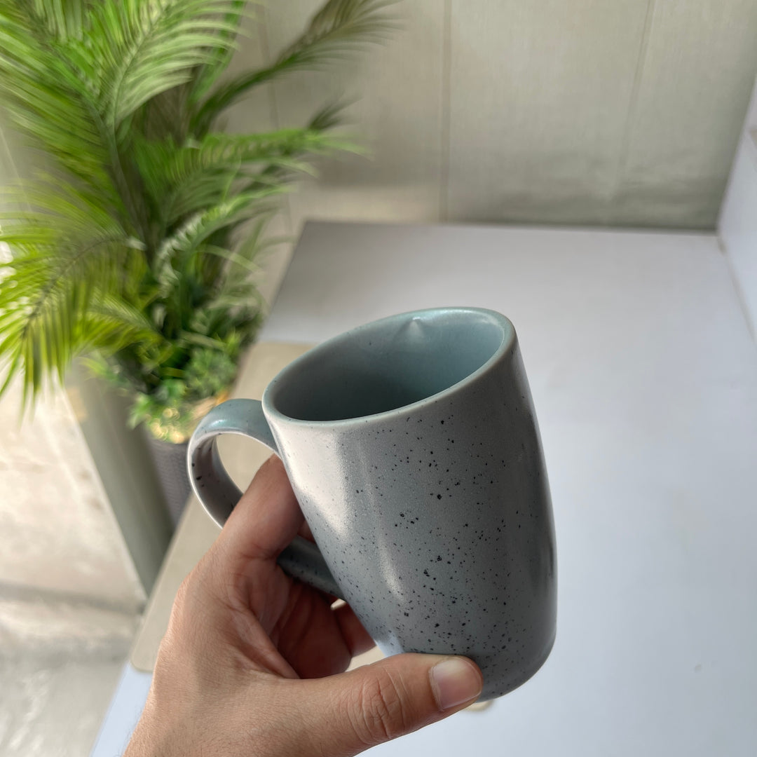 Leftover 009 Mug ( Grey Matte with black specks ) ( 360 ml )
