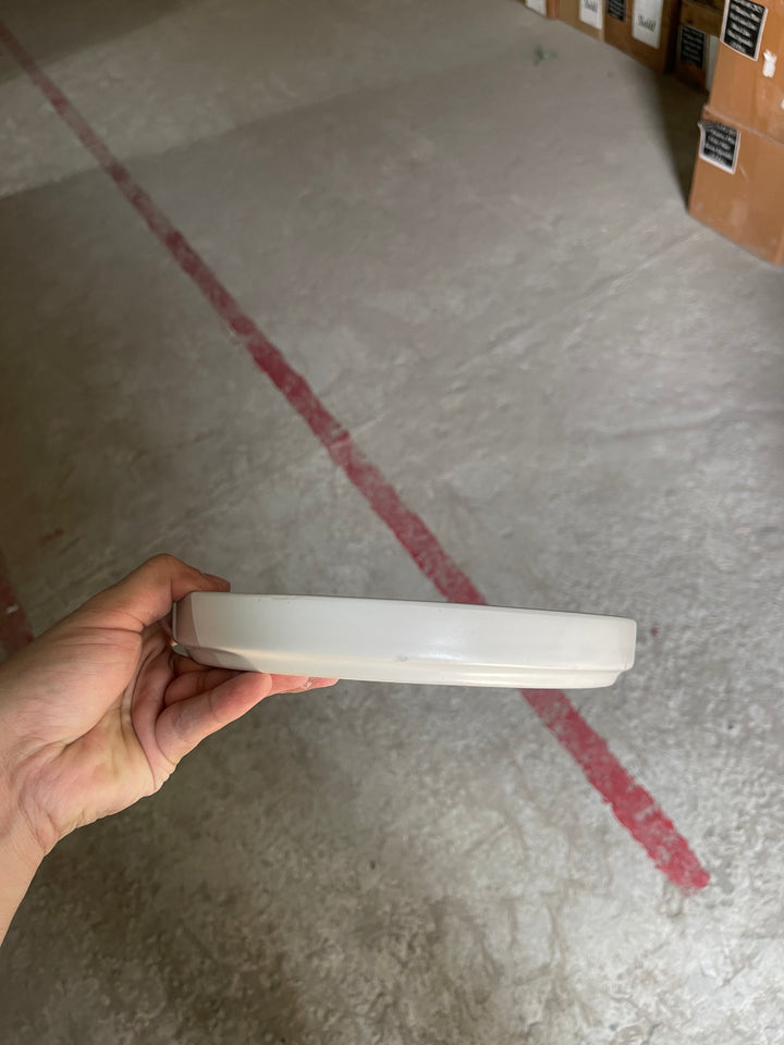 Leftover 8 inch Classic Plate ( Snow Onyx )