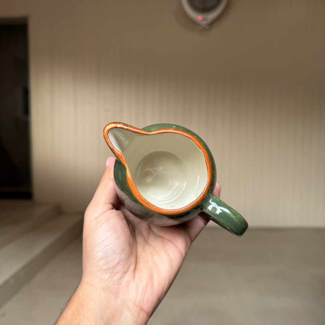 Large Creamer ( Dark Green Colorline )