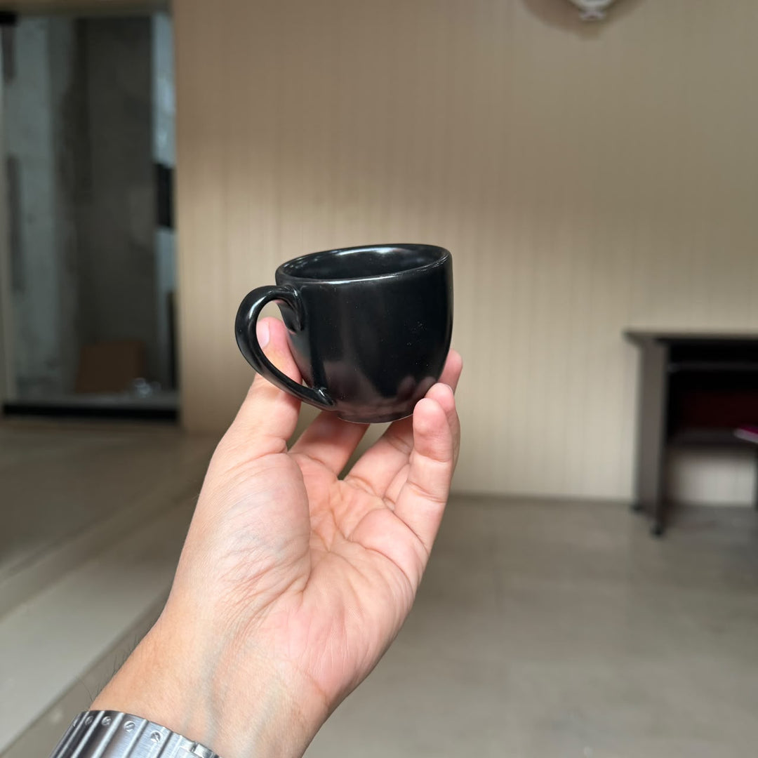 Leftover Espresso Cup ( Noir ) ( 120 ml ) ( Set of 6 )