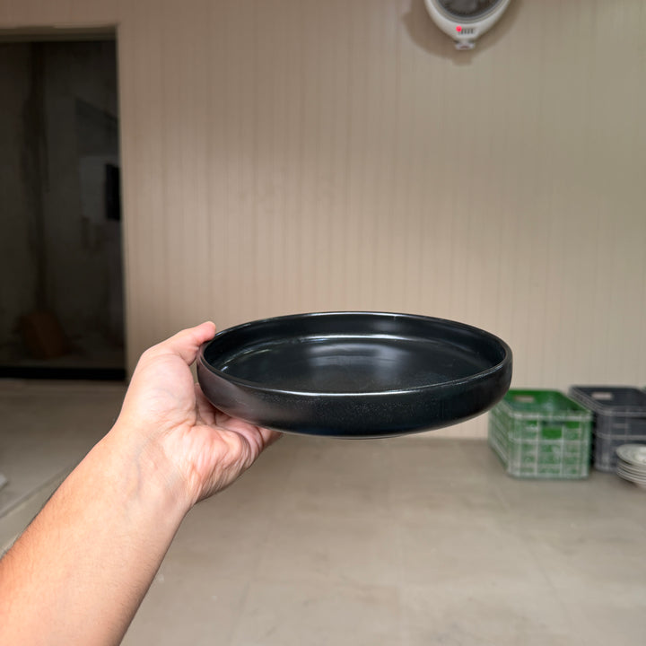 Leftover 8 inch Deep Classic Plate ( Noir )