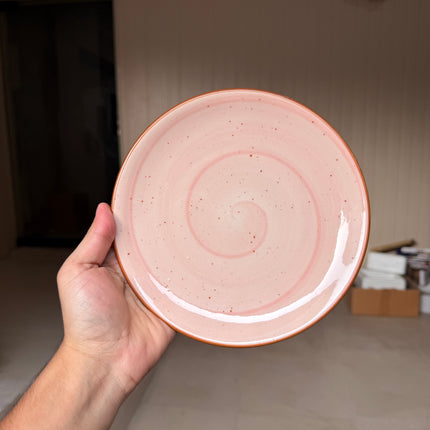 Leftover 8 inch Rimless Plate ( Rosewater )