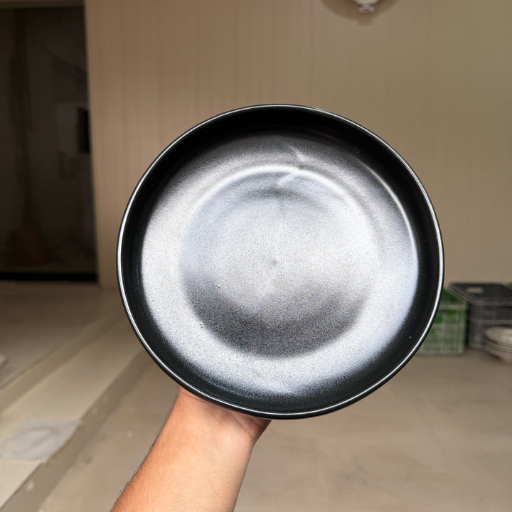 Leftover 8 inch Deep Classic Plate ( Noir )