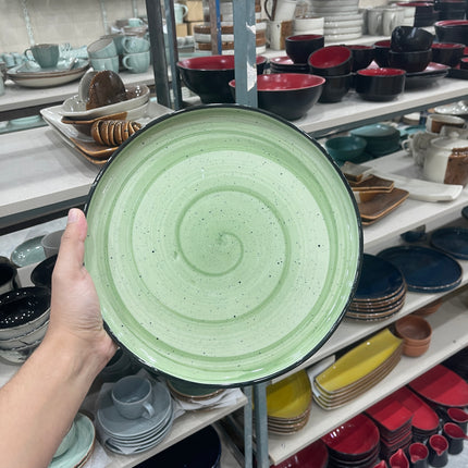 Leftover 10 inch Classic Plate ( Mint Sage Green Colorline )