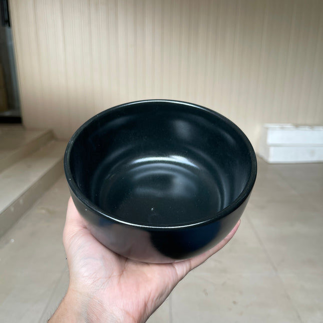 Leftover 6 inch Noodle Bowl ( Textured Black Matte )