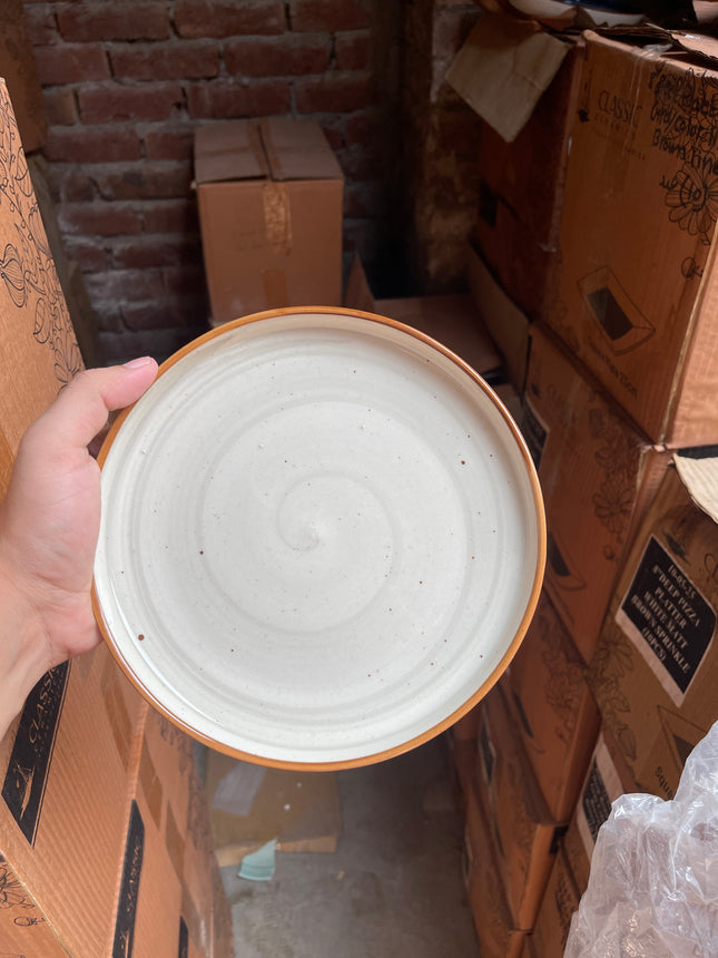 Leftover 8 inch Lite Classic Plate ( Grey Colorline )