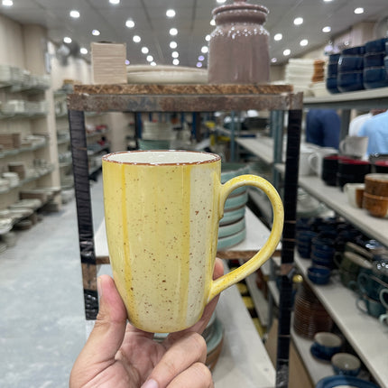 Leftover 009 Mug (Yellow Colorline ) ( 360 ml ) (Copy)