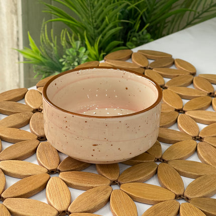 4 inch soup Bowl ( Pink Colorline )