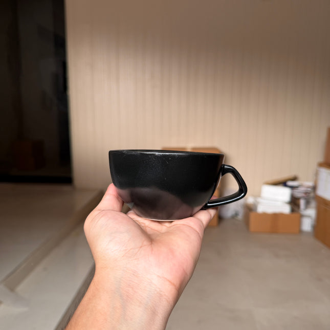 Leftover D Handle Coffee Cup Small ( Noir ) ( 220 ml )