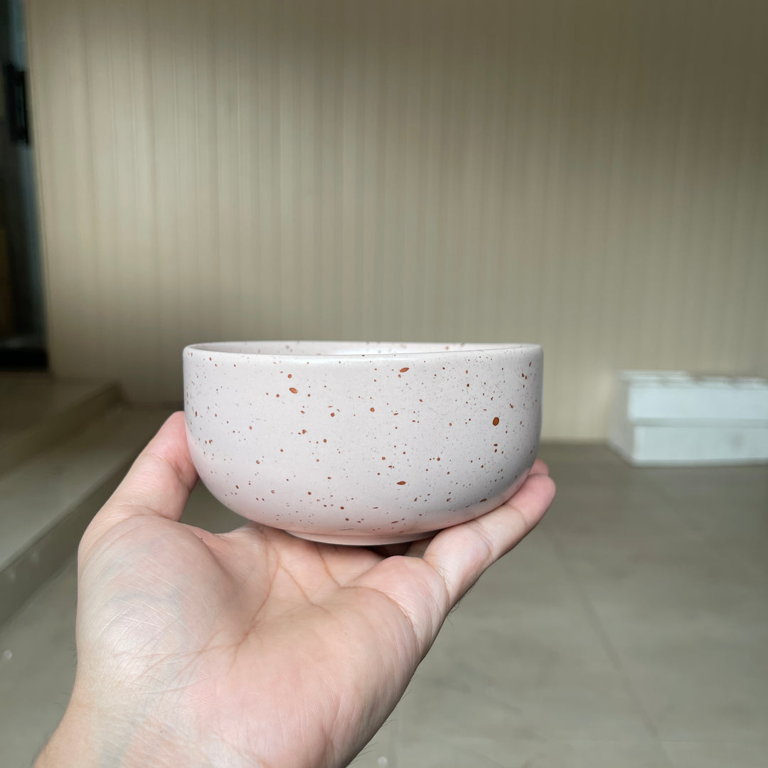 Leftover 4.5 inch single serving bowl ( Old Rose Matte )