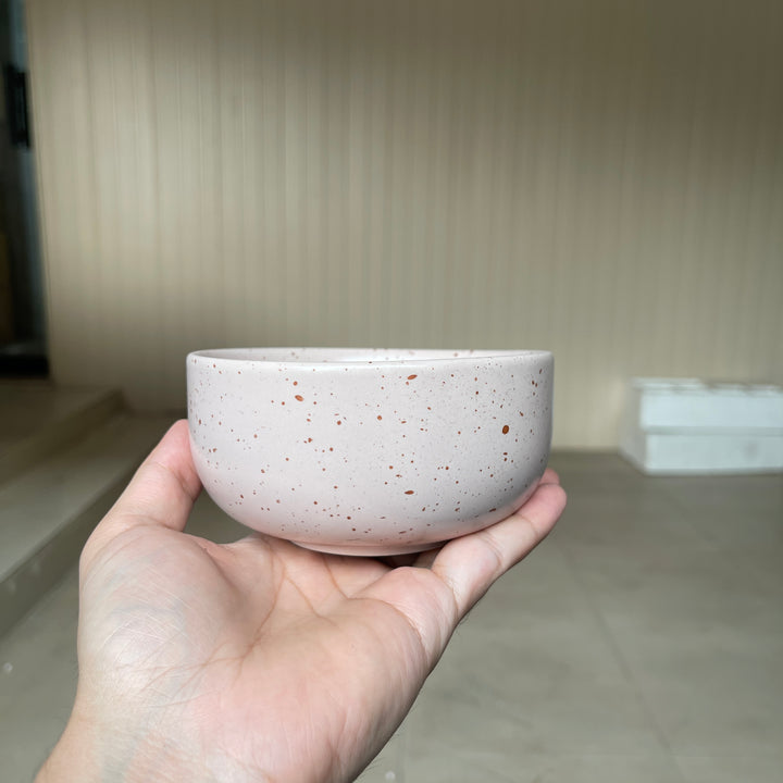 Leftover 4.5 inch single serving bowl ( Old Rose Matte )