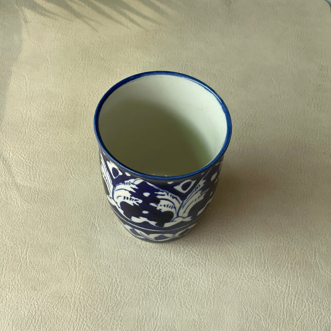 005 Mug ( Blue Pottery )  ( Without Handle )