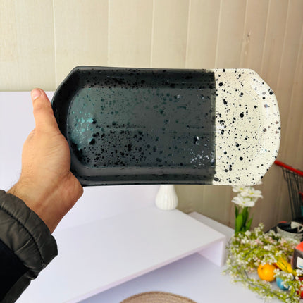 leftover 11.5"x6" YM Rectangular Platter ( Eclipse )