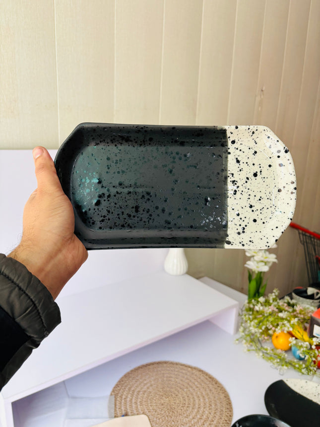 leftover 11.5"x6" YM Rectangular Platter ( Eclipse )