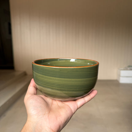 Leftover 6 inch Noodle Bowl ( Dark Green Colorline )
