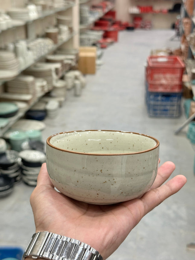 Leftover 5 inch Single Serving Bowl ( Grey Colorline )