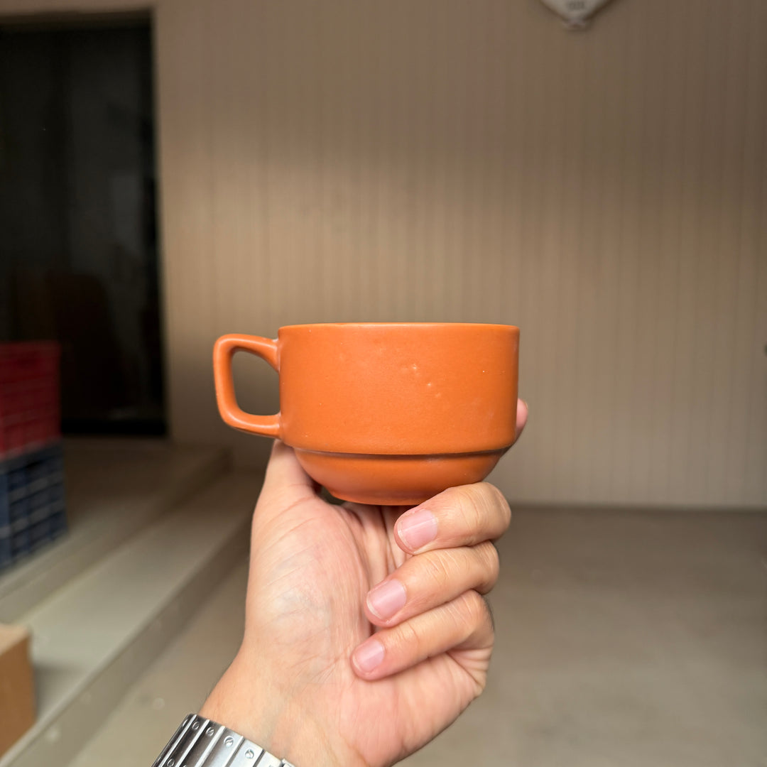 Leftover NH Cup ( Terracotta Matte ) ( 200 ml ) ( Set of 6 )