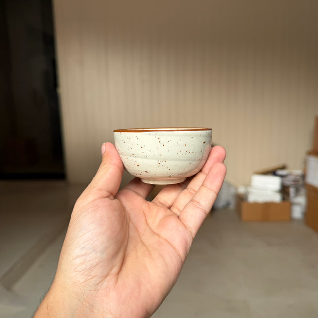 Leftover Round Sauce Ramekin Large 4cm Height x 8cm Width ( Ash) ( Set of 3 )
