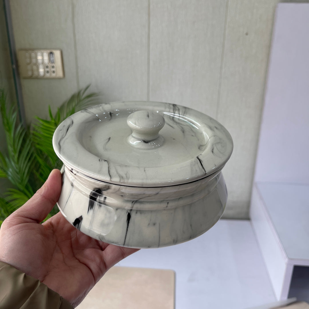 Leftover 6.5 inch Handi ( Black Marble )