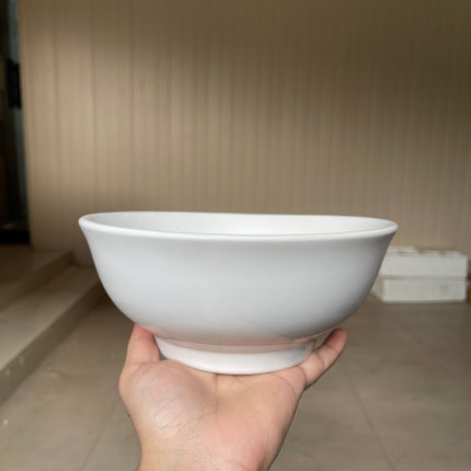 Leftover 8 inch Round Bowl ( Glossy White )