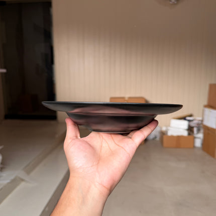 Leftover 9 inch Deep wide Plate ( Noir )