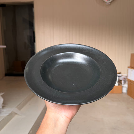 Leftover 9 inch Deep wide Plate ( Noir )