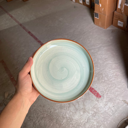 Leftover 8 inch Classic Bowl ( Teal Colorline )