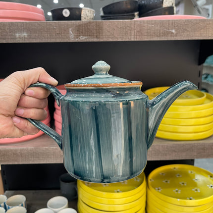 Leftover RK Tea Pot ( Peacock Green Colorline ) ( 1000 ml )
