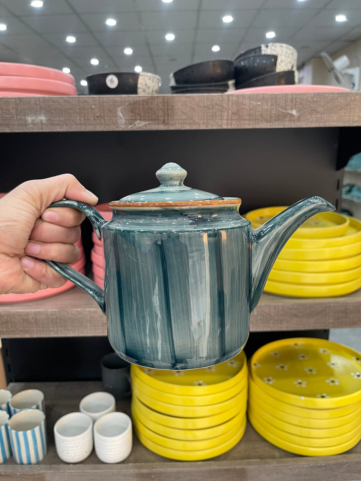Leftover RK Tea Pot ( Peacock Green Colorline ) ( 1000 ml )