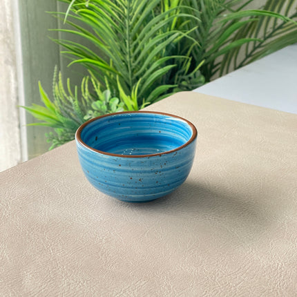 Round Sauce Ramekin Large ( Blue Colorline )
