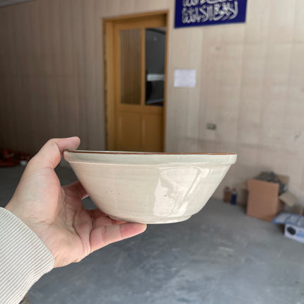 Leftover 7 inch V Shaped Bowl ( grey colorline )