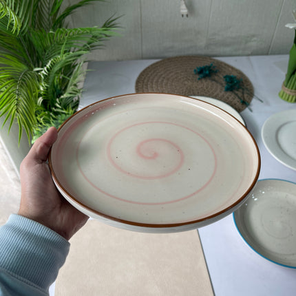 Leftover 10 inch Lite Classic Plate ( Pink Colorline )