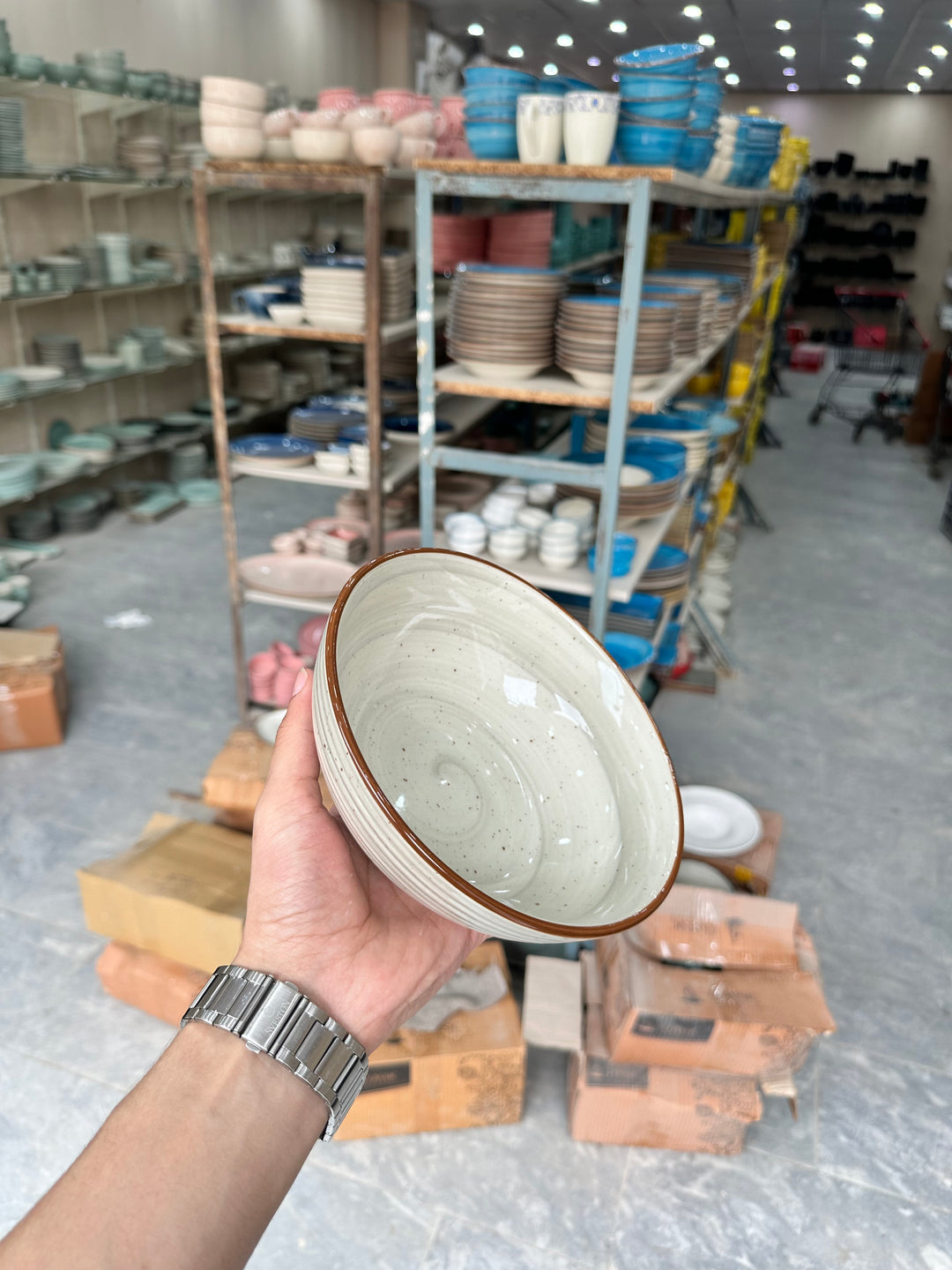 Leftover 7 inch Ripple Bowl ( Ash )