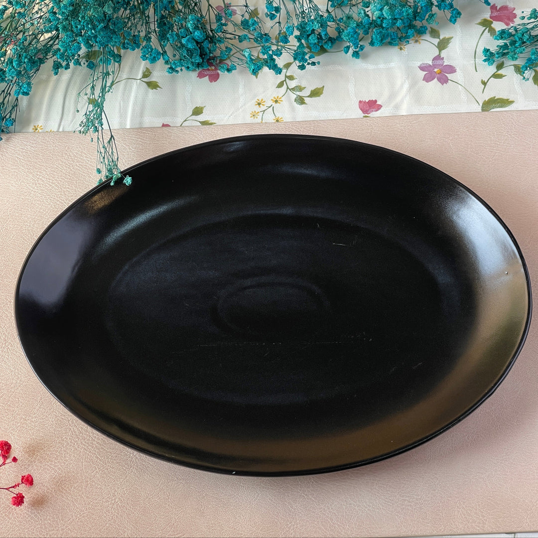 13 inch Rimless Rice Dish ( Noir )