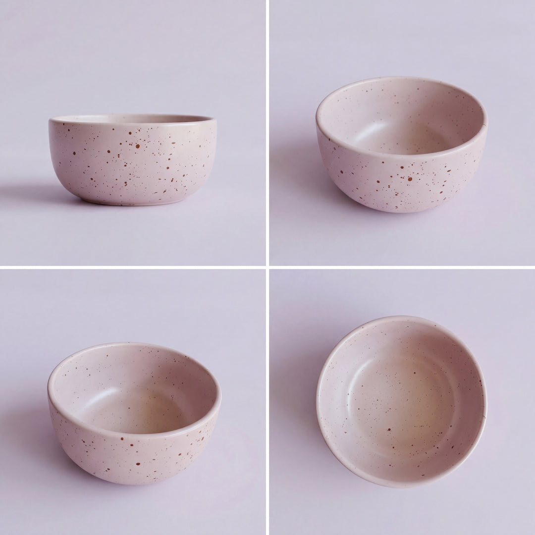 6 inch Noodle Bowl ( Old Rose Matte )
