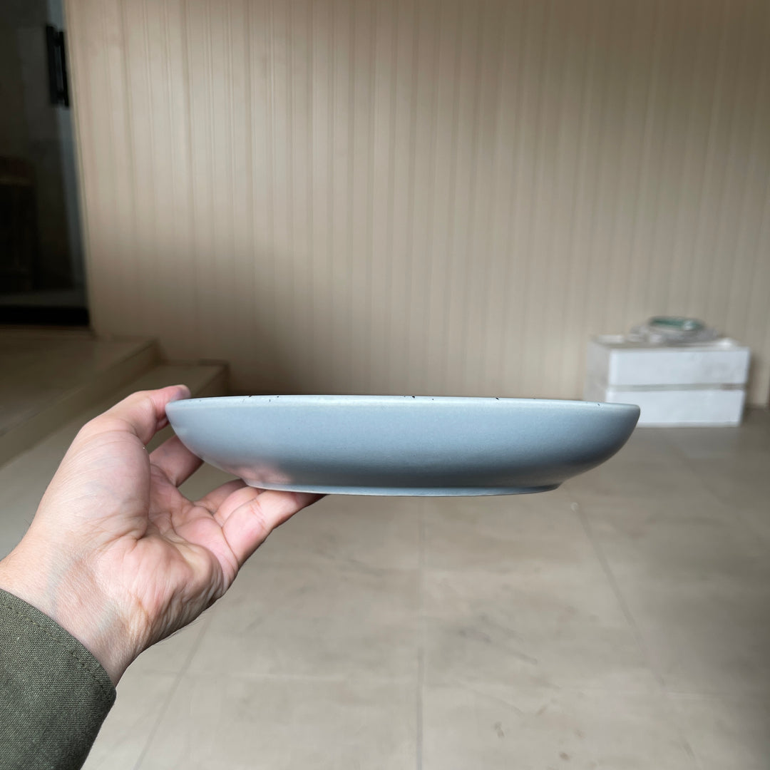Leftover 8.5 inch Entree Bowl ( Grey Matte with Black Specks )