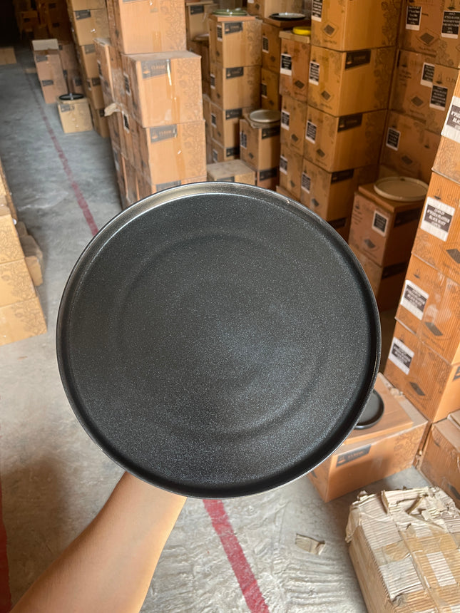 Leftover 12 inch Classic Plate ( Textured Black Matte )