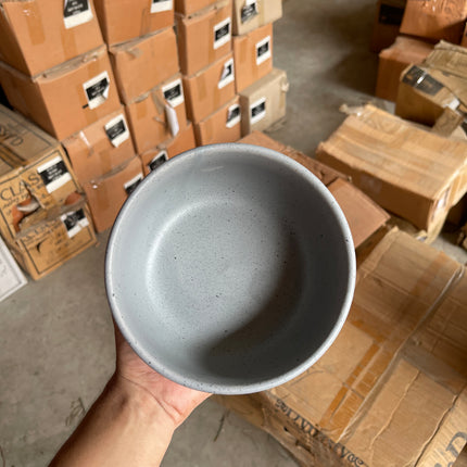 Leftover 6 inch Noodle Bowl ( Grey Matte with Black Specks )
